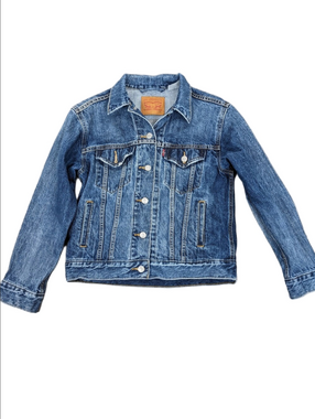 Levi's Women's 29944 0006 Ex Boyfriend Jean Denim Trucker Jacket Extra Small